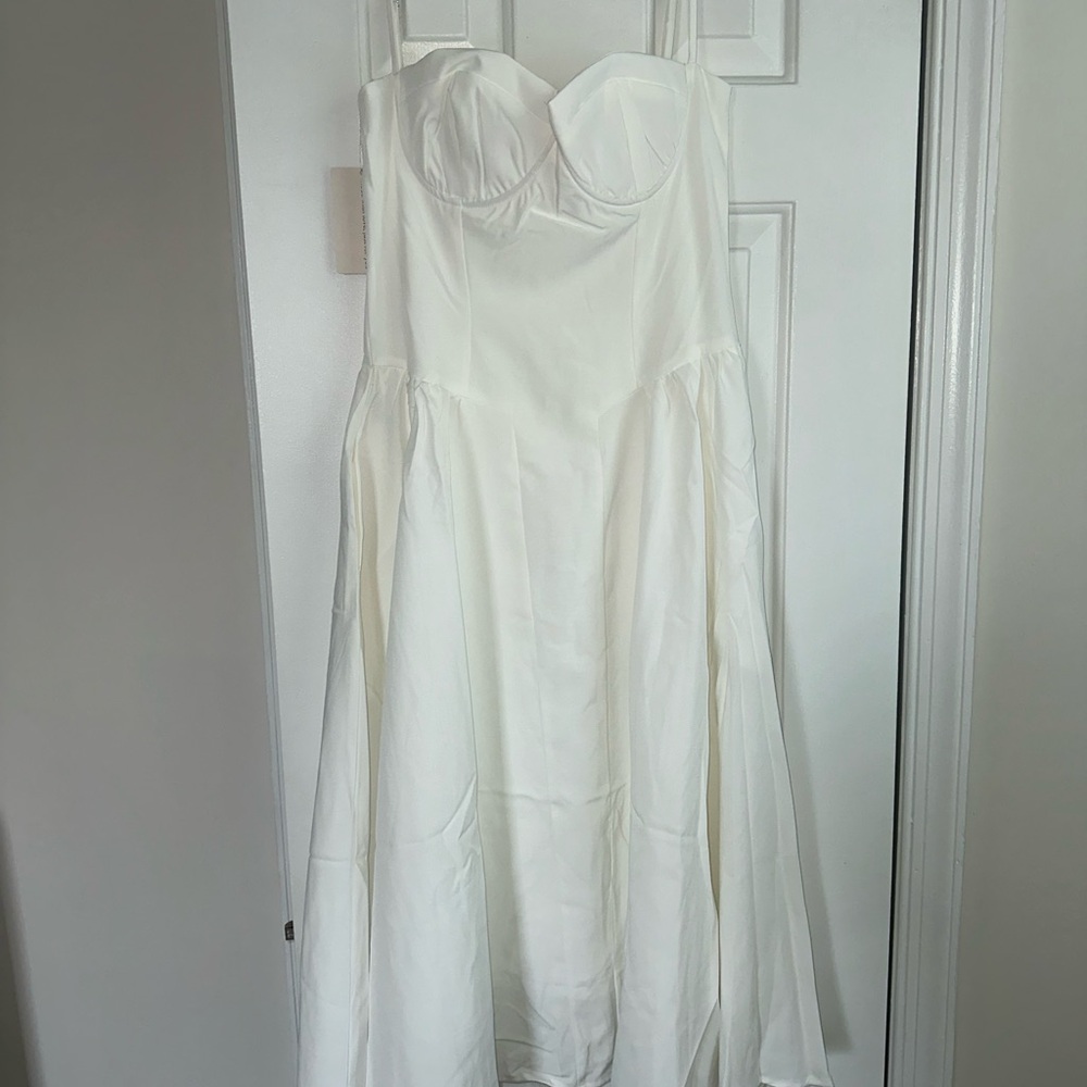 White Corset Dress